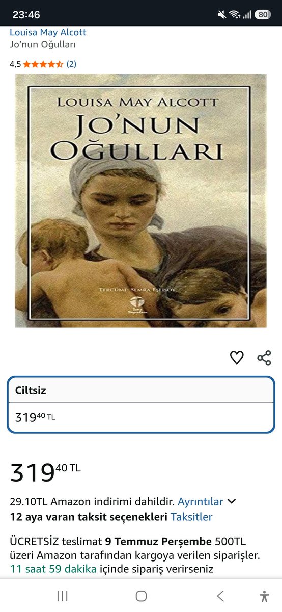 dusuncemolasi's tweet photo. Keşke "Küçük Kadınlar" (Louisa May Alcott) kitap serisinin son iki kitabının yayım haklarını da Türkiye İş Bankası Yayınları alsaymış. Küçük Erkekler (İkinci) Dorlion'dan, Jo'nun Oğulları (Üçüncü) ise Tema Yayınları'ndan. Böyle zor olmuyor mu, sevgili yayımcılık sektörü? https://t.co/GGqqOHVn8l