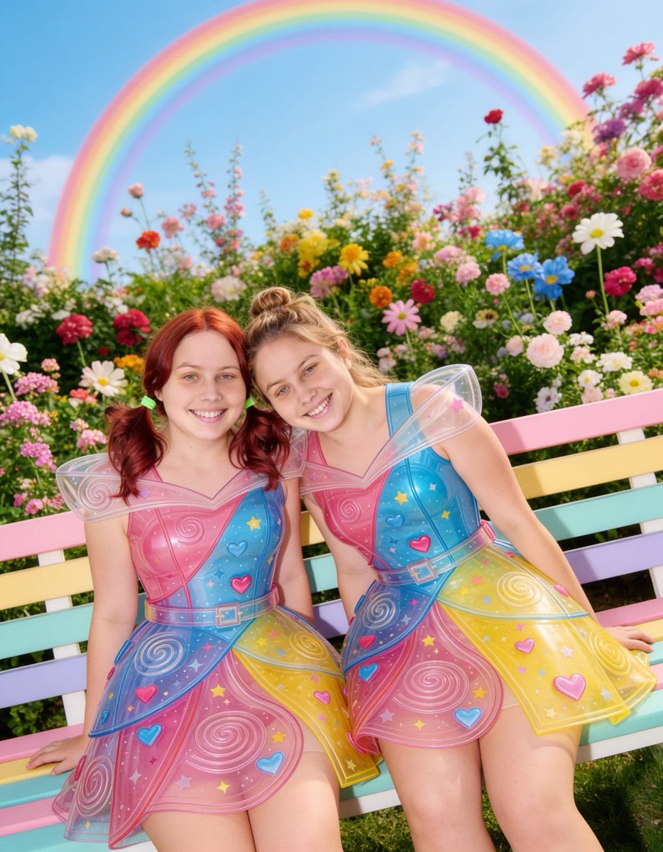 Lizzy1262629's tweet photo. Me and my bestie in our matching shiny iridescent Disney princess dresses! ✨🌼 Picnic vibes and big smiles in the sunshine — pure magic and friendship 💖 part 1
#DisneyBesties
#DisneyPrincesses #MatchingOutfits #ShinyPVC #IridescentDress #PicnicVibes #MeAndBestie #KawaiiFashion #GlossyFashion #DisneyStyle #AlternativeFashion #CuteOutfit #PVCSet #PlayfulLook #SunnyDay #PrincessVibes