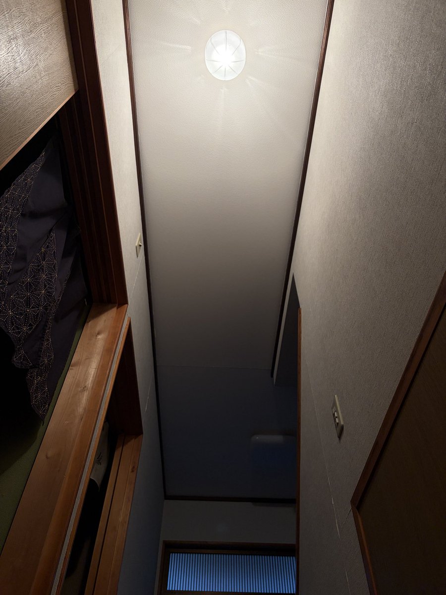 pegapegatod's tweet photo. 自宅内、涼しいところを探して廊下で寝てみた。

朝4時過ぎ、寒くなったのでいつもの寝ぐらに戻る。 https://t.co/qPKQKBtU57