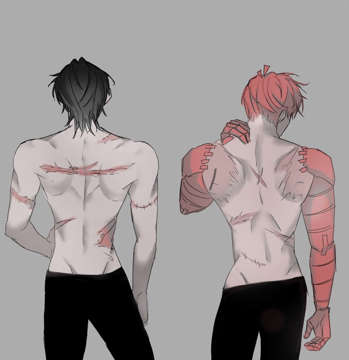 yella_102938's tweet photo. I literally had no idea how to draw back https://t.co/lrzKziSoNc