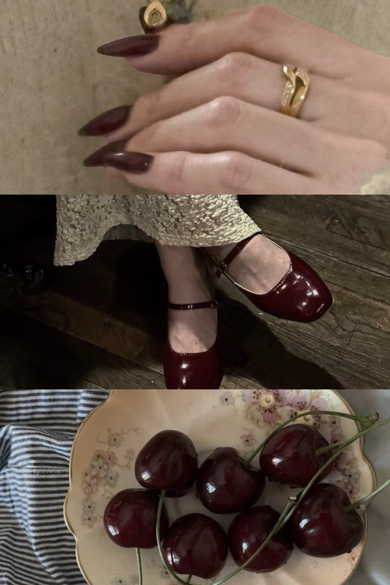 itgirlsvogue's tweet photo. cherry red aesthetics 🍒 https://t.co/XdVFH040kN