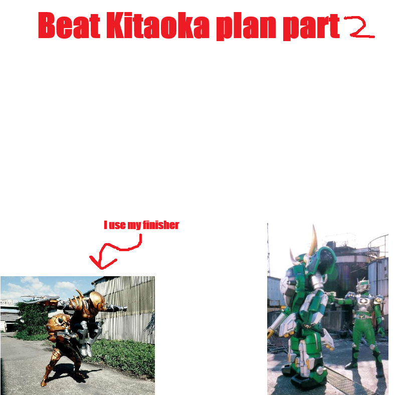 M1ch1Azuma's tweet photo. My fool-proof 4 step plan to kill Kitaoka https://t.co/o8MULGQbBS