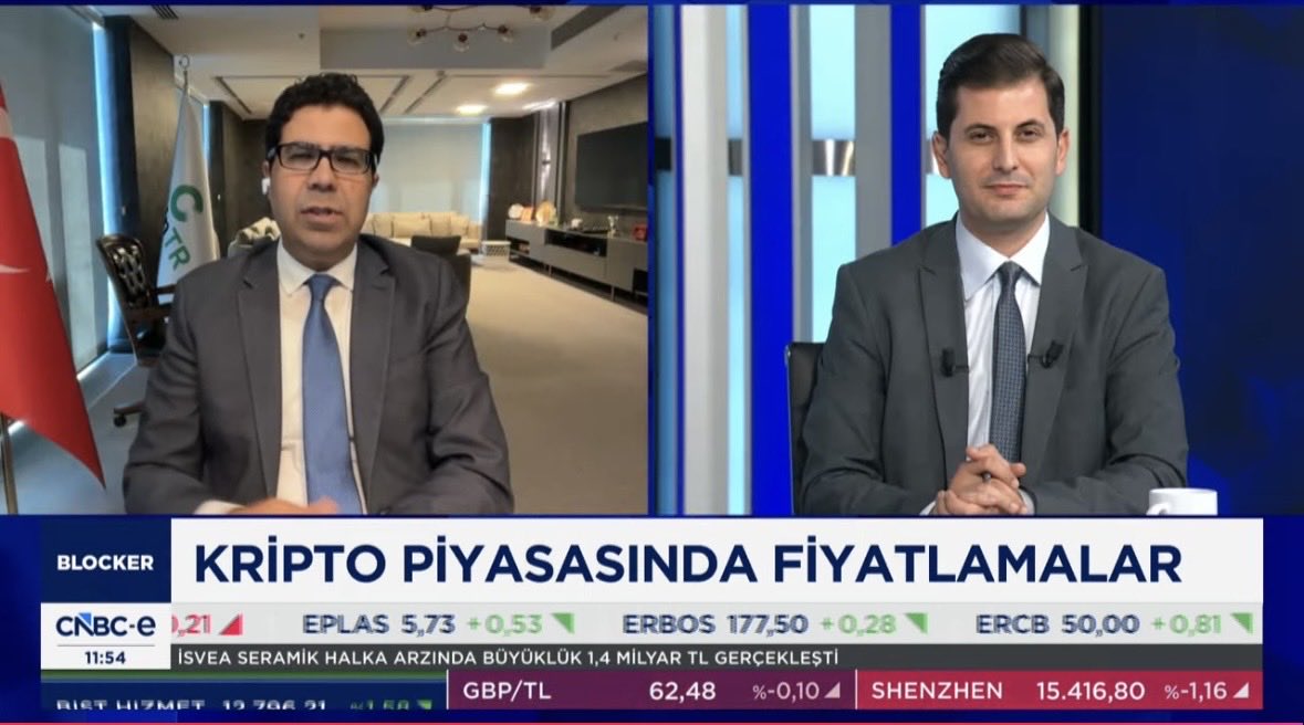 AliEselioglu's tweet photo. CNBC-e’de yayınlanan Blocker programında İlker Koçaş ile; küresel piyasalardaki gelişmeleri, makroekonomik görünümü ve kripto varlık piyasalarına ilişkin beklentileri değerlendirdik.
#CNBCe #Blocker #Kripto #Bitcoin #Ethereum #Finans 
@cnbceofficial @ilkerkocas 
@CoinTRTurkiye https://t.co/ga0HNNSCqw
