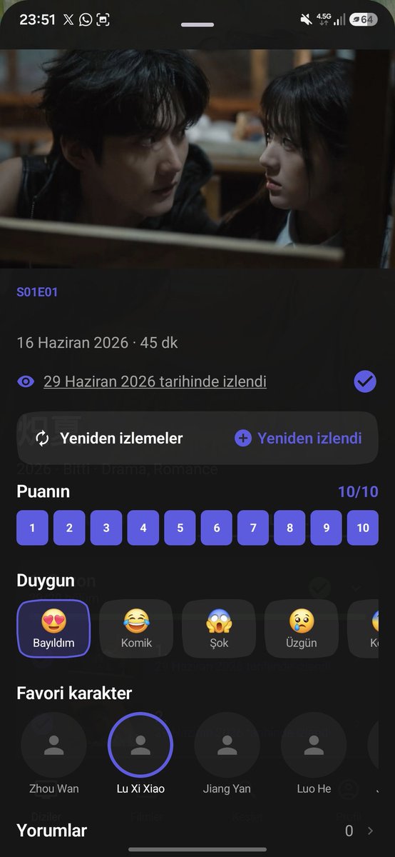 foxpoisonn's tweet photo. Selaam @suitetvapp deniyoruz. Androidlere de beta sürümü geldi. Öncelikle arayüzü çok rahat ama profil fotoğrafına kendi istediğimiz fotoğrafı da koymamız gerekiyor, dizi işaretleme yeri süper, yakında gelecek olan bölümler süper, dizilerin ilerleyişi güzel, puan verme vs yeri güzel. Duyguları birkaç tane duygu işaretlemeye izin vermiyor. Onun dışında dizilerin adı global adıyla olması lazım. Ben korece isim ya da çince isimle anlayamıyorum uygulamada. + en önemli eksiklerden birisini söyleyeceğim