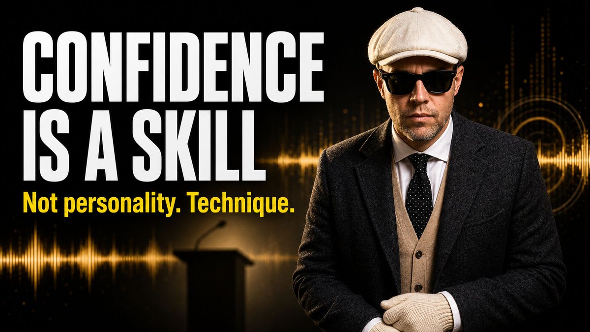 kokasexton's tweet photo. Want to sound confident every time you speak? Here are simple techniques to own the room and remove hesitation. https://t.co/IFlls0SssW https://t.co/m7QLjxkYh3