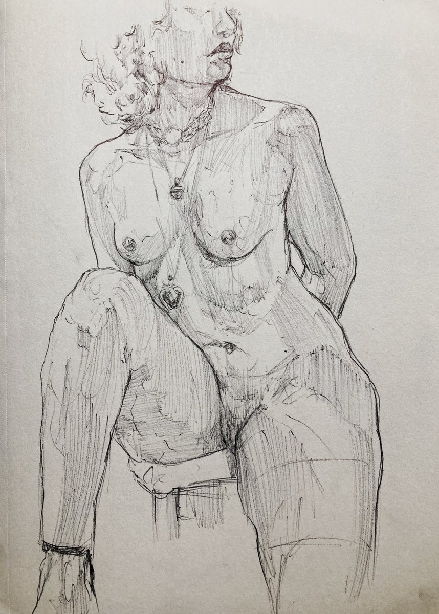UnDibujante_0's tweet photo. GM
20-Minutes pose and drawing.
Model: Isabella
Ballpoint on paper
#Ink #Drawing #Art #NudeArt #figurativeDrawings #BallPoint #commissonopen https://t.co/UhuUqb6Uoq