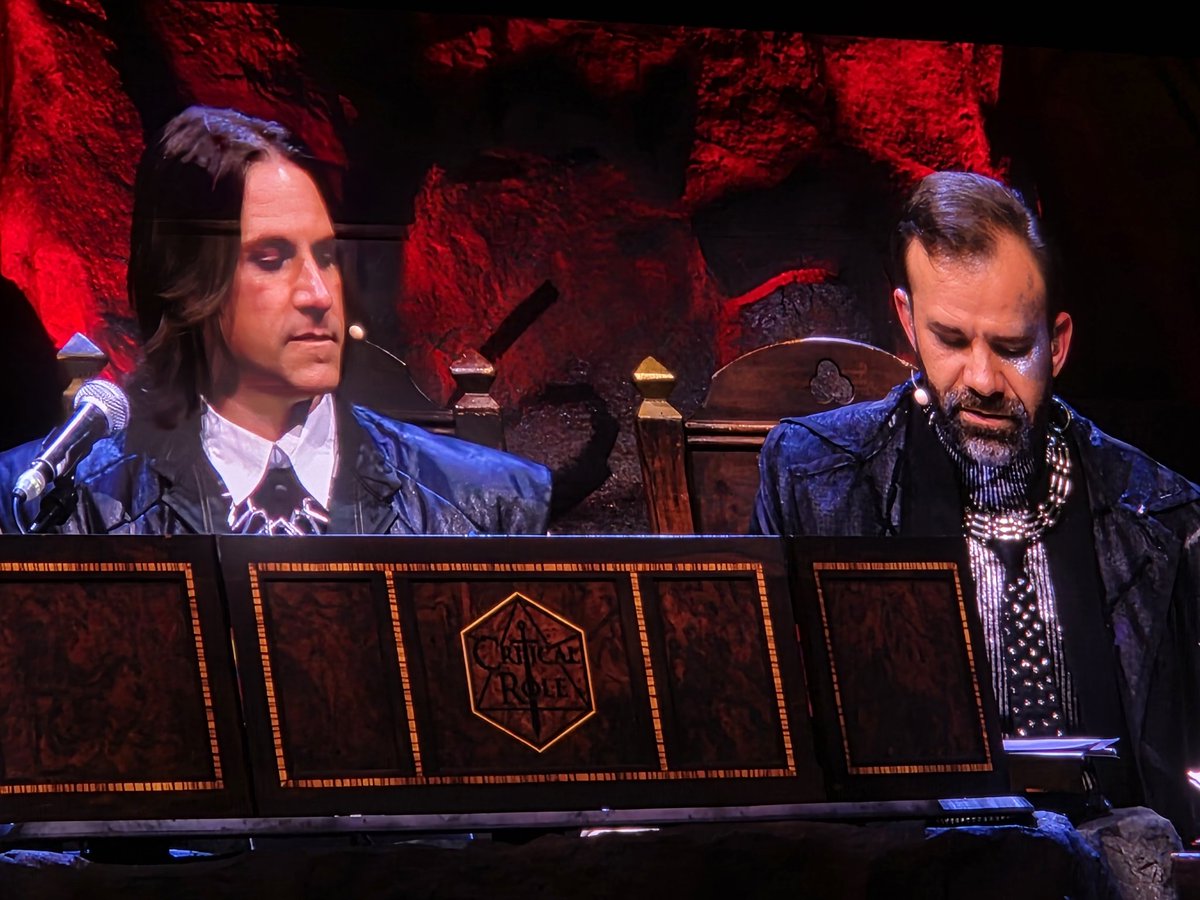 brotherdawn04's tweet photo. DM Matthew Mercer and Co-DM Liam O'Brien 

#CriticalRoleSpoilers https://t.co/jFMAgiYBj4