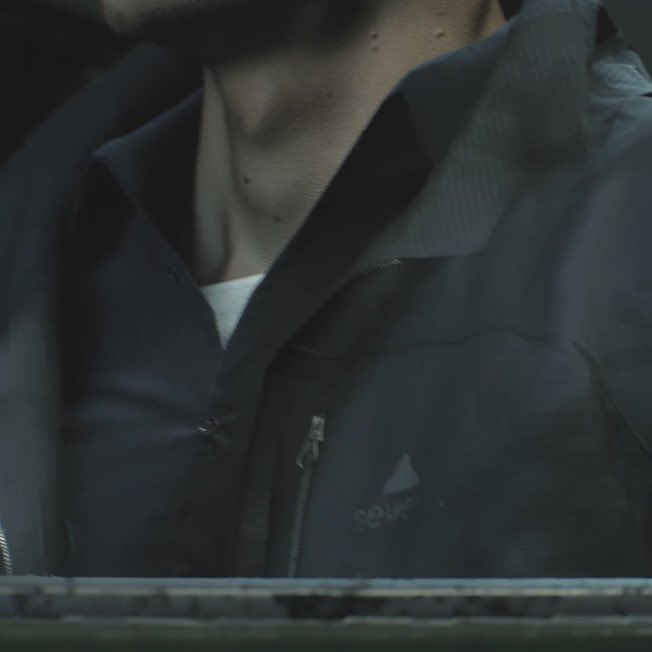 ch8rileon's tweet photo. the moles on his neck were so sexy I’m sad they forgot about them in his re9 design https://t.co/is3mtM5j2v