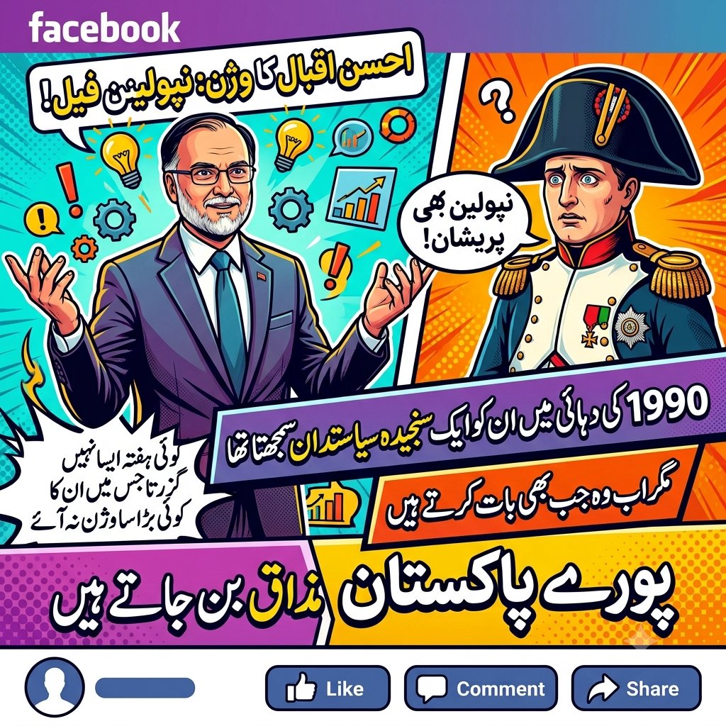 MusakheyraTasv's tweet photo. میں احسن اقبال کوبچپن سےجانتاہوں شروع میں انھیں سنجیدہ سیاستدان سمجھتاتھامگراب وہ جوبات کرتے ہیں پورے پاکستان میں مزاق بن جاتی ہےکوئی ہفتہ ایسا نہیں جاتاجس میں ان کاکوئی وژن نہ آئے،لگتاہےنپولین بھی اتنا قابل نہیں تھاجتنےاحسن اقبال ہیں
@AmirMateen @Real_MZubair @Rabiya_Ahsan
#rawalpindi #islamabad #airport