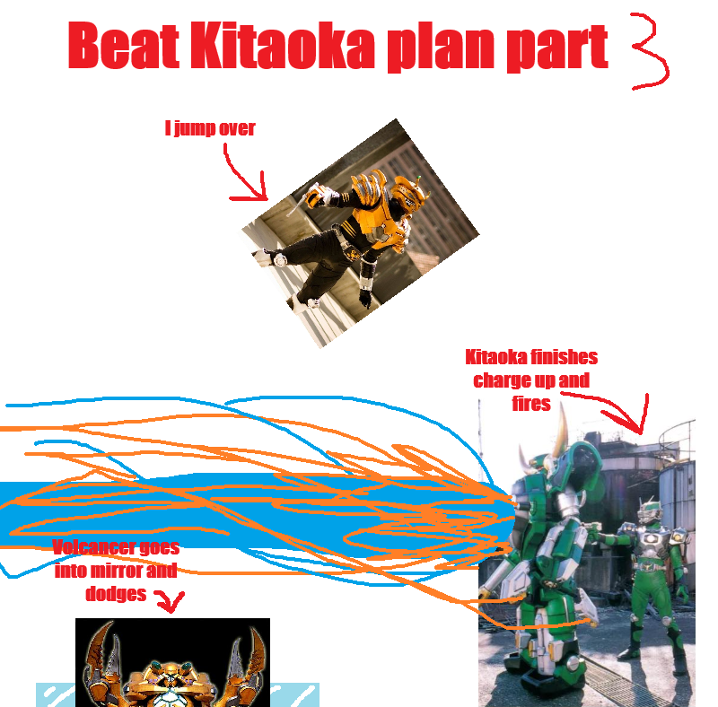 M1ch1Azuma's tweet photo. My fool-proof 4 step plan to kill Kitaoka https://t.co/o8MULGQbBS
