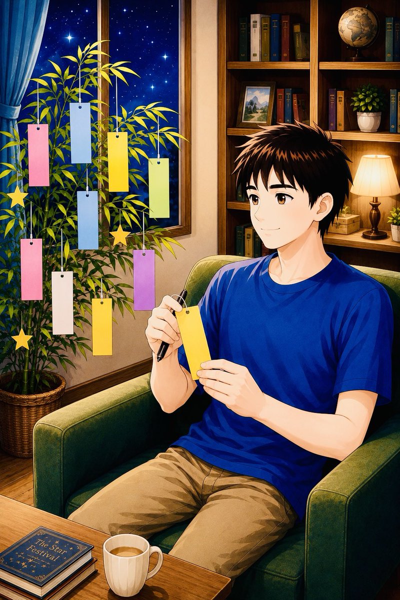 takemiyo_books's tweet photo. 💛みなさんおはようございます☀️✨
🎋7月7日は「七夕」😊🍃

🎀願いが夜空に届く日🌌✨
1️⃣未来に思いを馳せる日🌟
2️⃣色とりどりの短冊が街を彩る🎋
3️⃣大切な人の幸せを願う方も多い日💛

🌻みなさんの願いが叶いますように😊✨
🩵今日も自分らしくいきましょう🌈🌼
#七夕 https://t.co/YyjeFaRGHJ