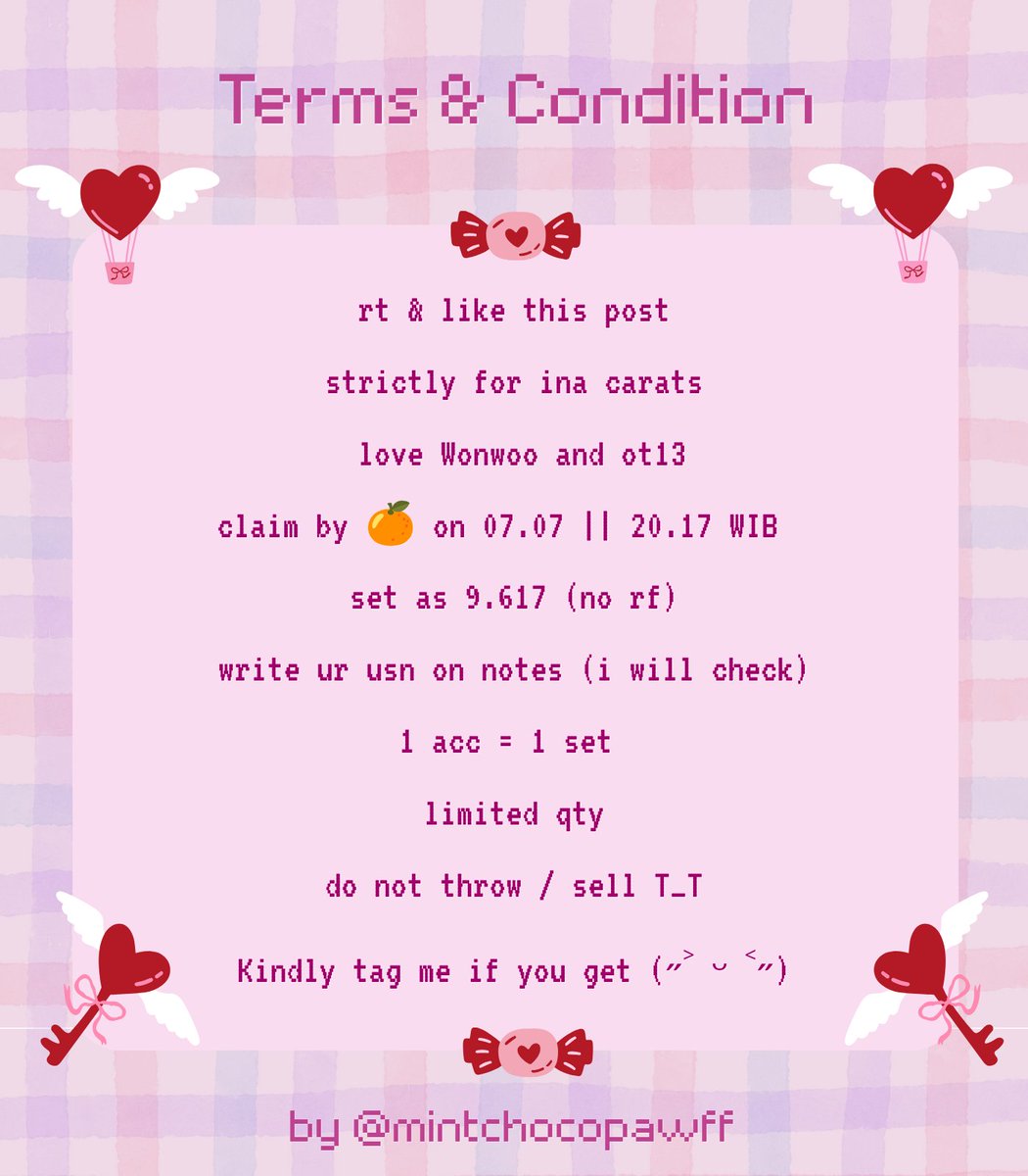 mintchocopawff's tweet photo. ≽^⎚⩊⎚^≼ Wonwoo Birthday Freebies ≽^⎚⩊⎚^≼
by @mintchocopawff ♡

 Please read tnc on pict 2❣️

Link 🍊 : https://t.co/oJ8ZUH9EB9

Good luck ⸜(｡˃ ᵕ ˂ )⸝♡ https://t.co/tsoeevCaJh