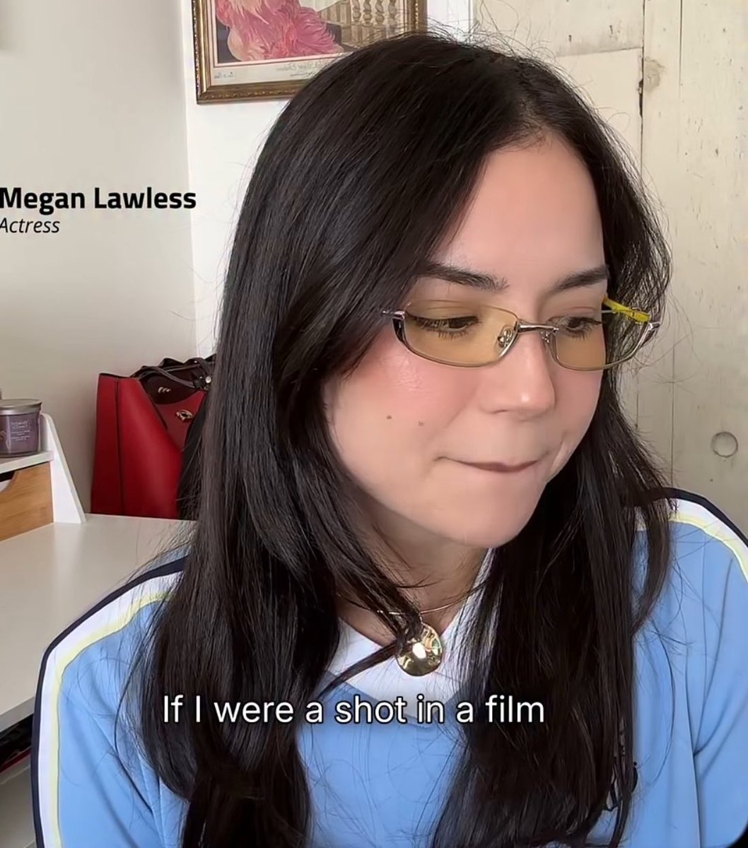 PN92536's tweet photo. Megan Lawless in glasses you are so dear to me https://t.co/G28KoXGGUh