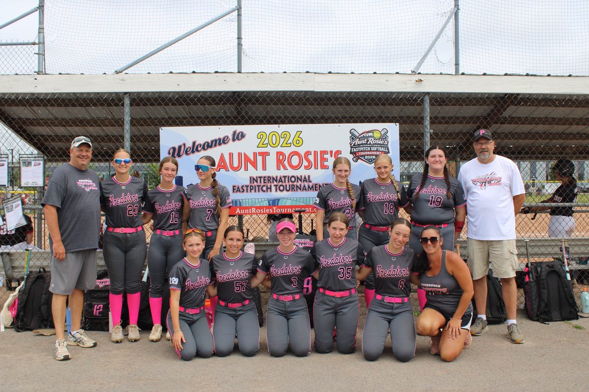 predators2028's tweet photo. Aunt Rosie’s 18u division was a success. https://t.co/RJFpwD02UP