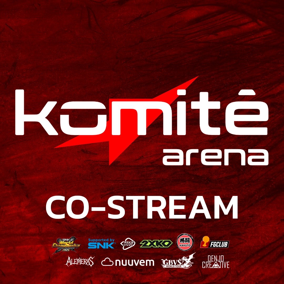 komitegames's tweet photo. Co-Stream liberado!!!

O Komitê Arena está próximo, acontece nos dias 01 e 02 de agosto, vale lembrar que somos parte oficial do SWC,  GBVS World Tour, 2XKO challenger event.
Além disso temos o apoio da Warner Play, Nuuvem, Cygames, SNK, RIOT.

Leia e preencha o formulário 👇🏼
https://t.co/nnXewNRpGJ

E para inscrições e todas as informações, consulte nosso start gg 👇🏼
https://t.co/aMCwf06VyE
