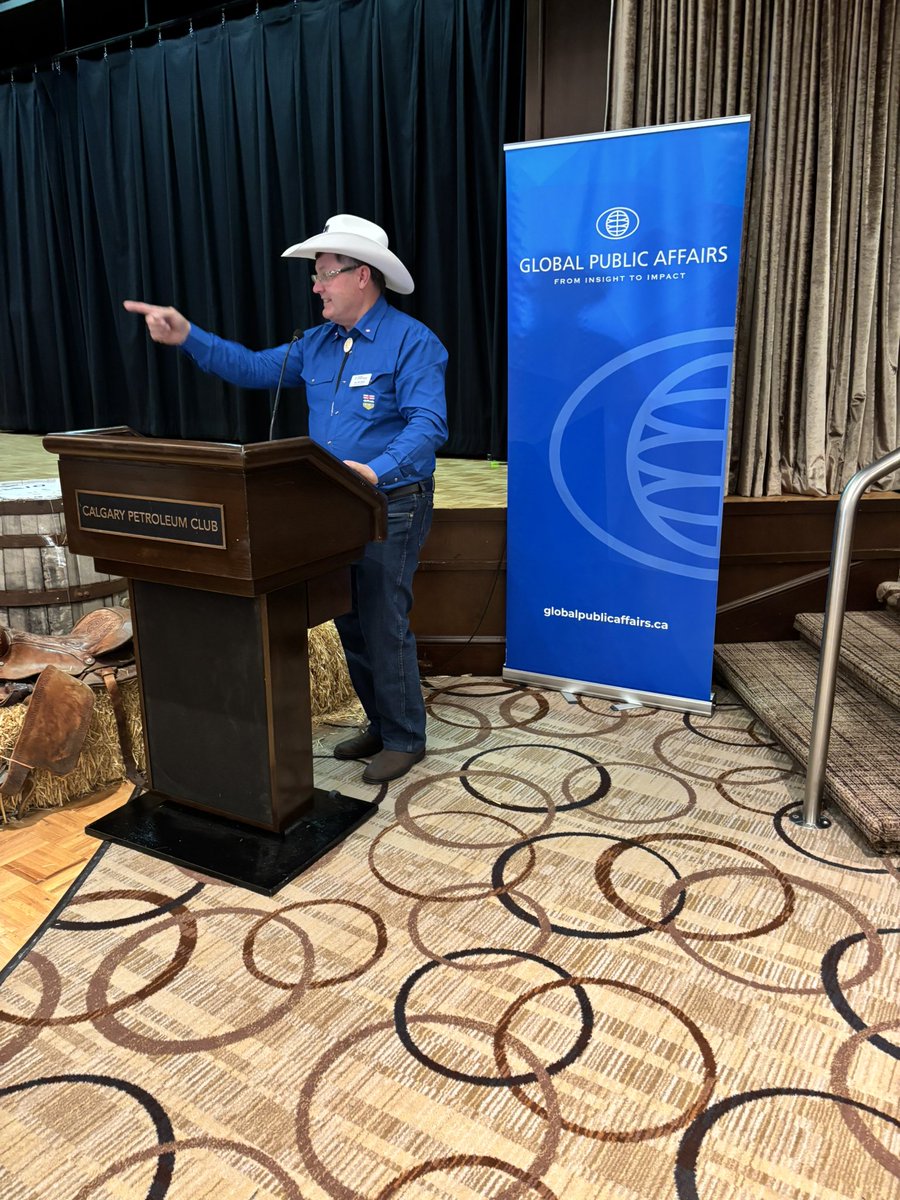 Richard4Alberta's tweet photo. A pleasure to speak at Global Public Affairs Health and Life Sciences Annual Stampede Event.

It’s encouraging to see leaders and partners from across health, research, policy, and community sectors come together with the aim to build healthier communities and improve outcomes. https://t.co/hm2pfQwb3h