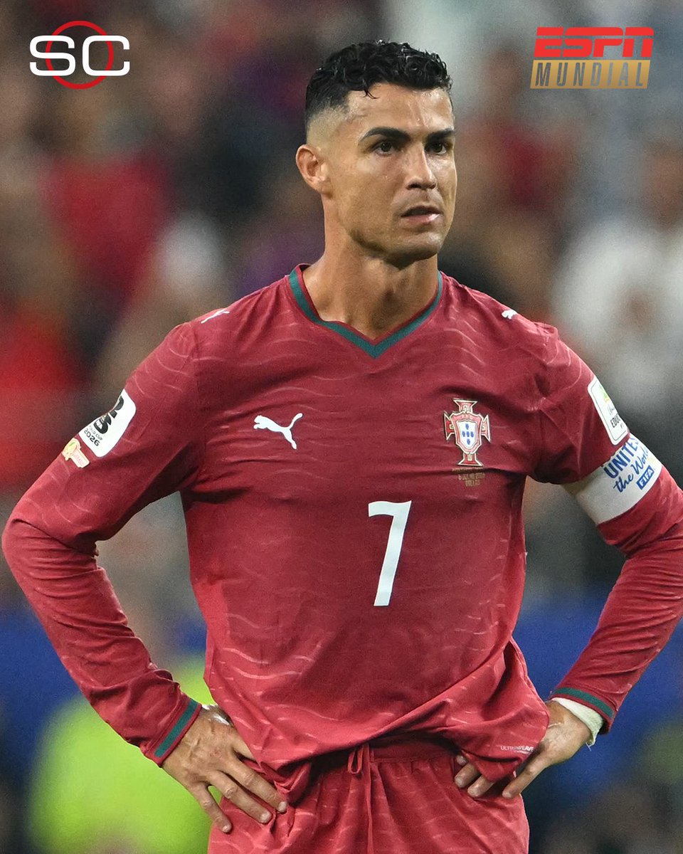 SC_ESPN's tweet photo. FIN DEL SUEÑO PARA CRISTIANO RONALDO.

#ESPNMundial
📺 Mirá los mejores partidos de la #FIFAWorldCup por ESPN, en el Plan Premium de #DisneyPlus https://t.co/DWW5M4kg6s