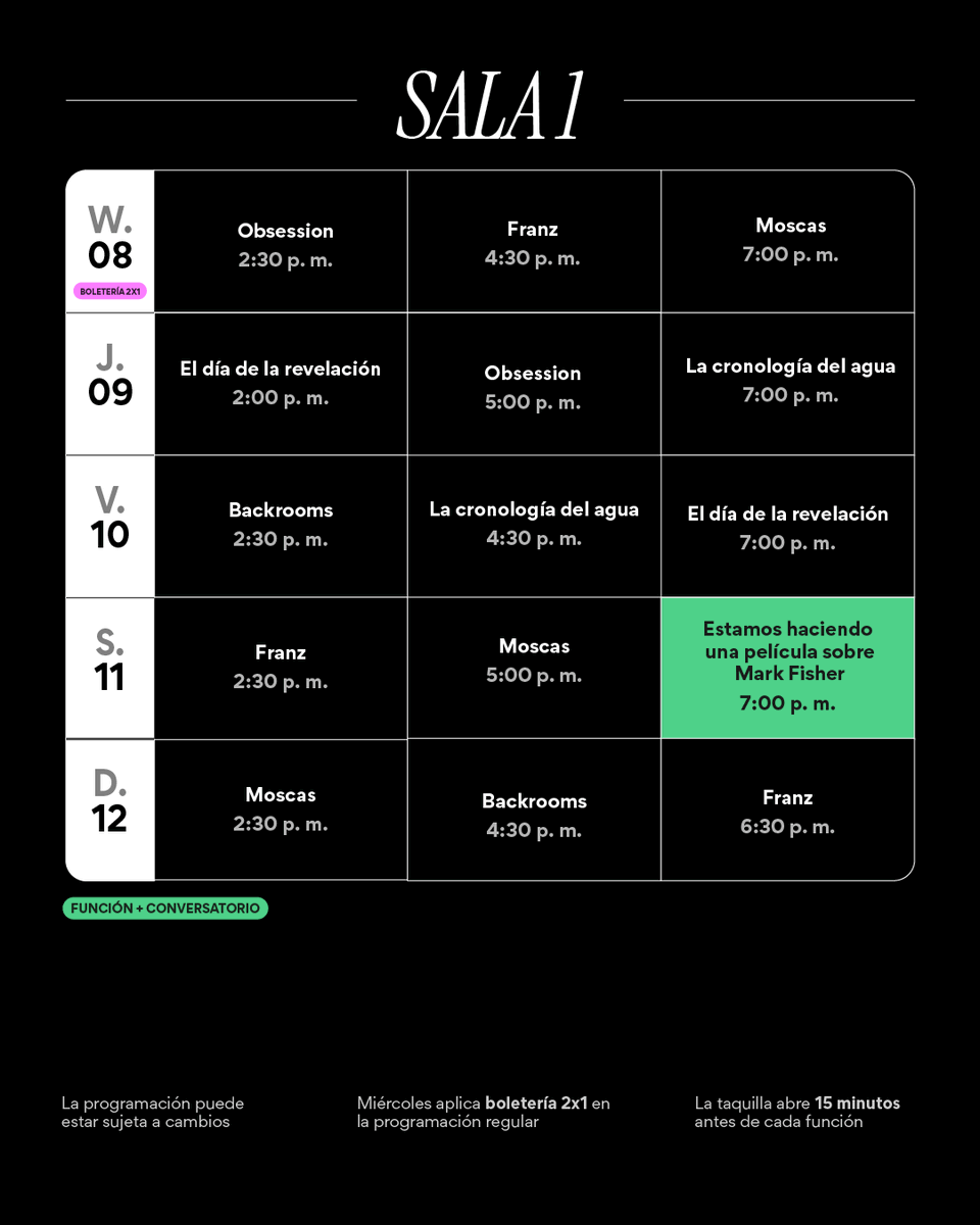 colombomedellin's tweet photo. En nuestra cartelera, del 8 al 12 de julio, estrenamos “Estamos haciendo una película sobre Mark Fisher”, “Moscas” de Fernando Eimbcke y “Franz” (Kafka) de Agnieszka Holland. 🎬✨

¡Prográmate para venir al cine! Horarios en https://t.co/i9wMCNWcrN y @revkinetoscopio https://t.co/bRJ2Ie4SJm