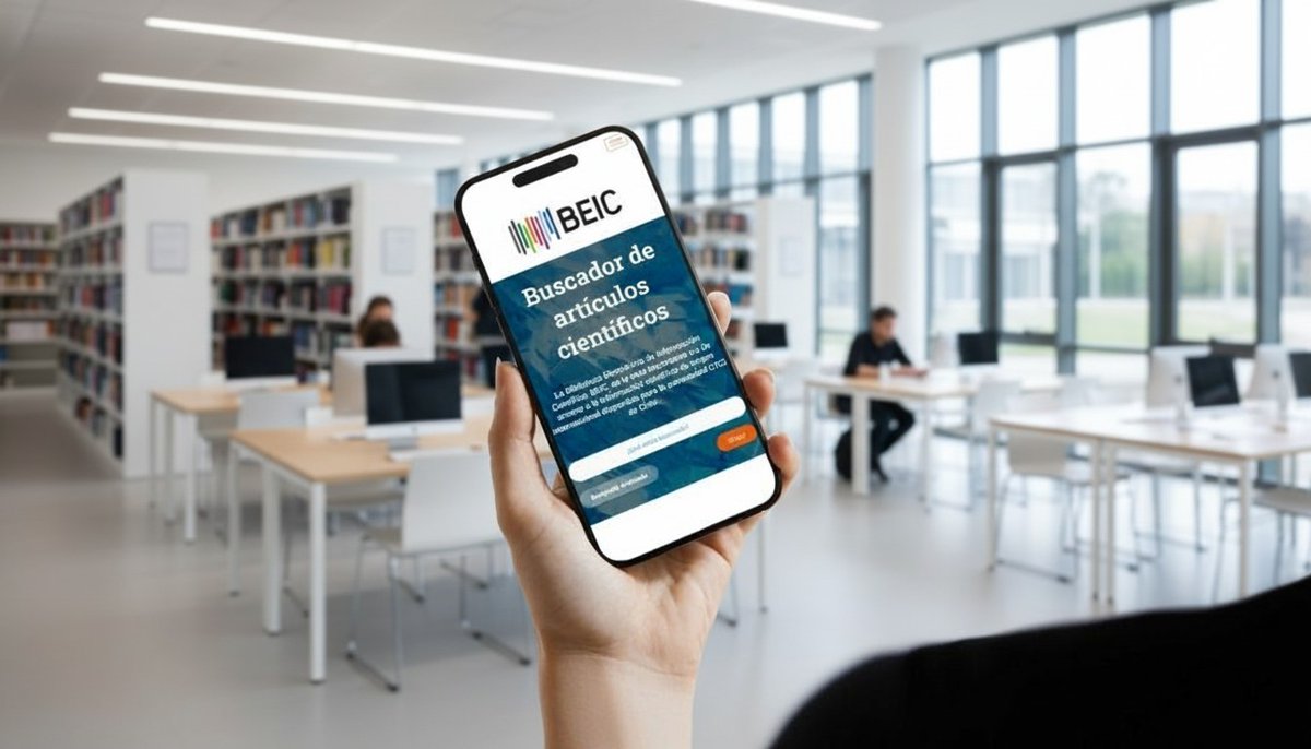 ProgramaBEIC's tweet photo. La Biblioteca Electrónica de Información Científica (BEIC) es una iniciativa de ANID que garantiza acceso gratuito y equitativo a literatura científica de primer nivel para instituciones chilenas que investigan, innovan y crean conocimiento. 👉 https://t.co/1Xr6LsJd9e https://t.co/Vo7xGPC3n8