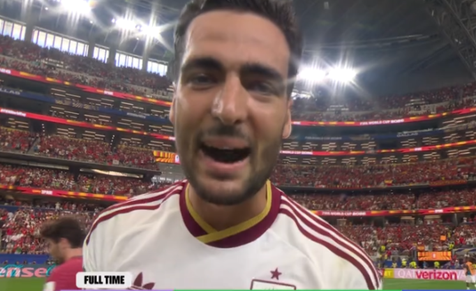 besoccer_ES's tweet photo. El grito de Mikel Merino a la cámara tras eliminar a Portugal

🎊 "¡Viva san Fermín!" https://t.co/nNTVnI1aDY