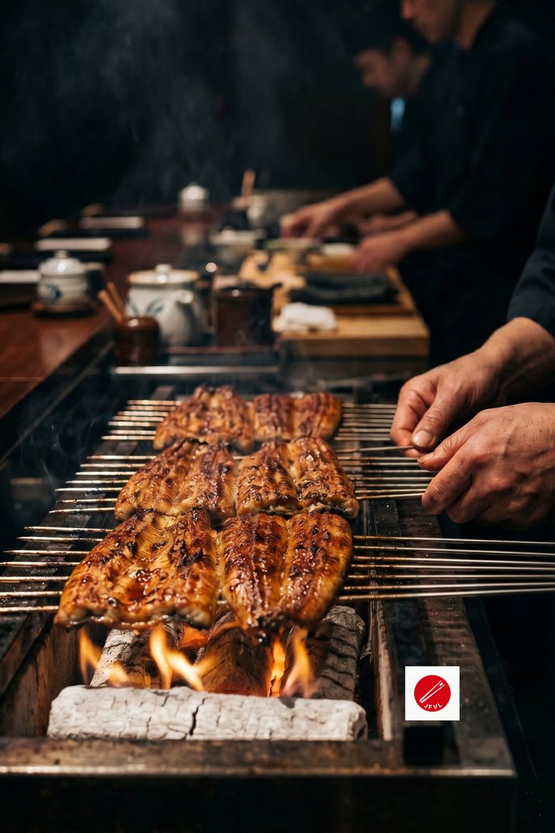 Kenta_JFVL's tweet photo. 今年はうなぎ食べた?
Have you had any eel this year?
#Japan #unagi #grilling #charcoal #craftsmanship #technique #washoku https://t.co/718xqSath6
