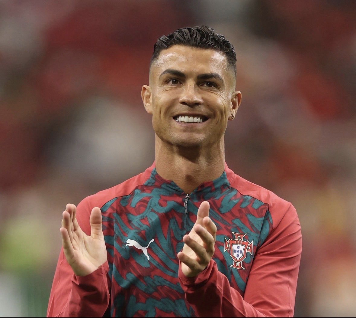 Issacnaveen23's tweet photo. CR7❤️🐐Some heroes lift trophies. Others lift generations. Ronaldo did both. Thank you for inspiring millions heart #CR7 
#portugal https://t.co/UUMlDeLibe