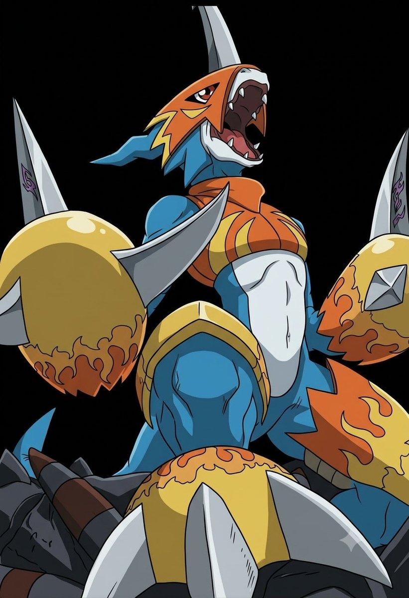 ExVeemon_Muscle's tweet photo. Flamedramon Muscles Growth https://t.co/AWfHIJaGYu