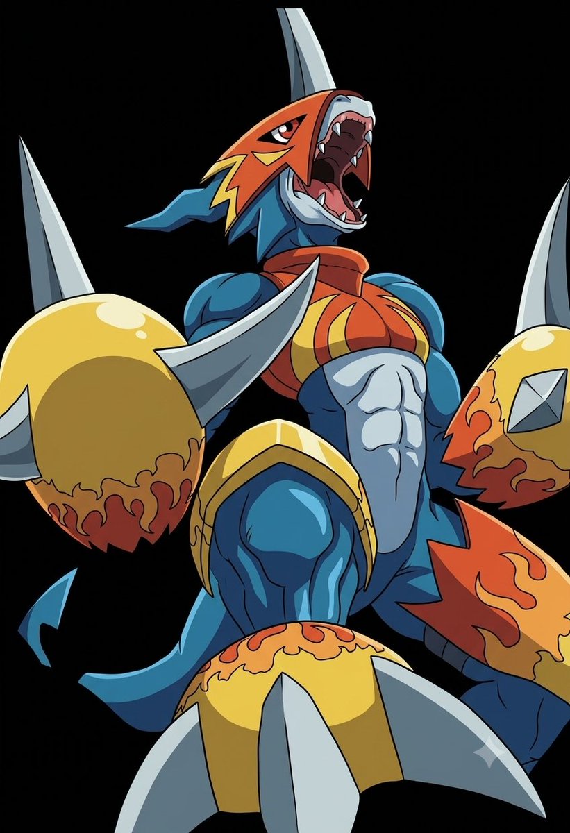 ExVeemon_Muscle's tweet photo. Flamedramon Muscles Growth https://t.co/AWfHIJaGYu