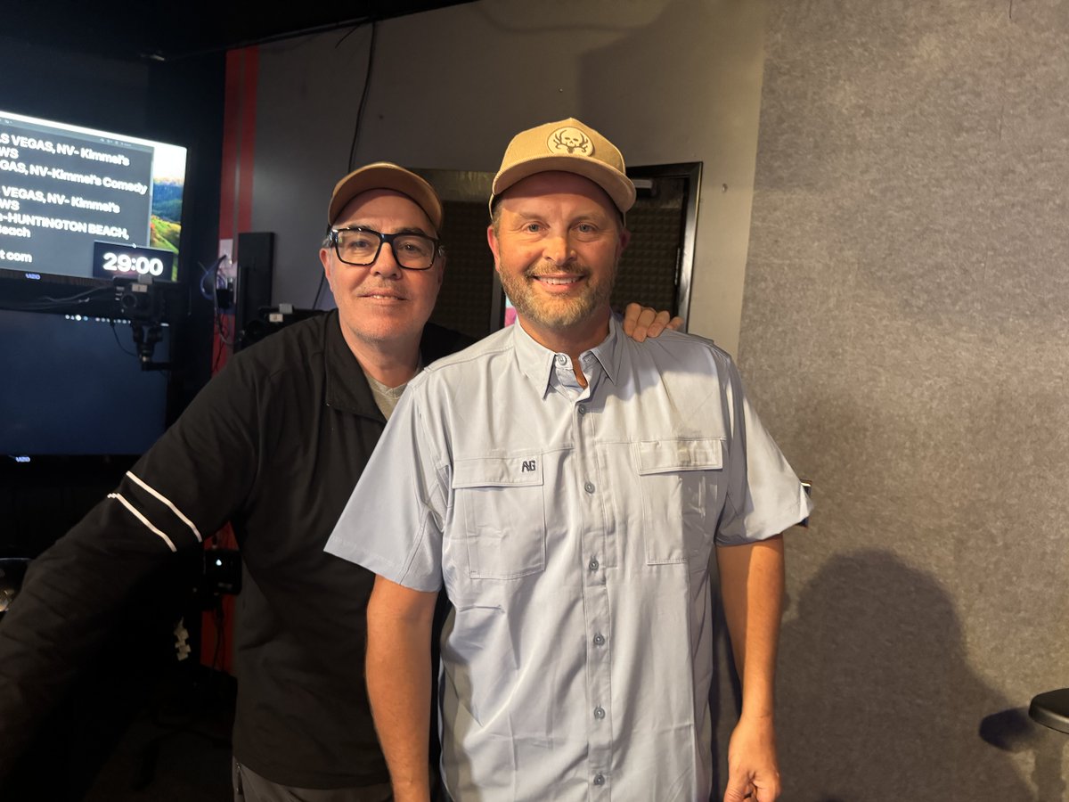 BoogerBottom's tweet photo. Was super cool to get a chance to be on   the Adam Carolla Show today &amp; talk hunting/outdoors. I think it drops tomorrow. https://t.co/UVM5slyzAG