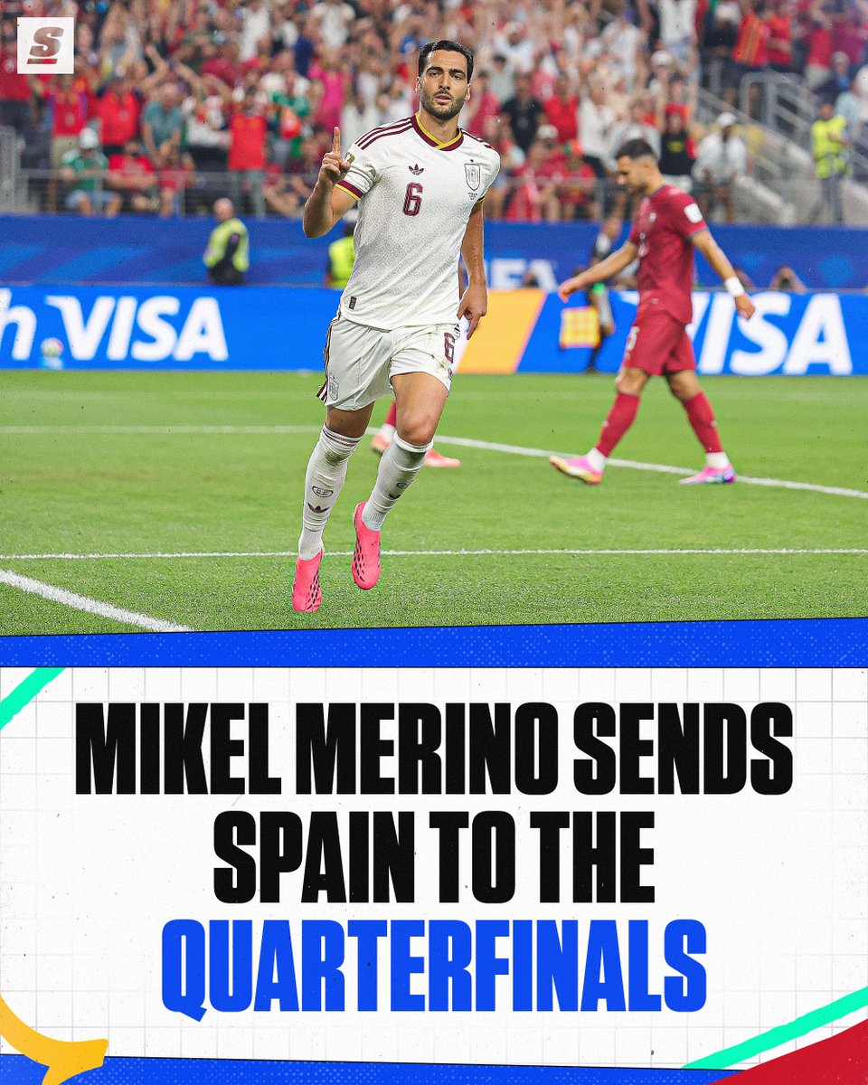 theScore's tweet photo. SPAIN IS HEADING TO THE QUARTERFINALS AFTER ELIMINATING PORTUGAL!

CRISTIANO RONALDO HAS PLAYED HIS LAST WORLD CUP GAME! 🤯 https://t.co/U9x8HTJ9kR