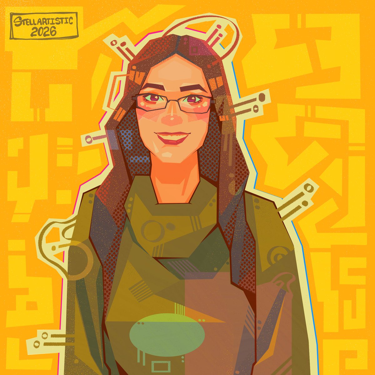 Steiiartistic's tweet photo. Drew myself based on a photo I had :3 https://t.co/9VFQ2jsMf7