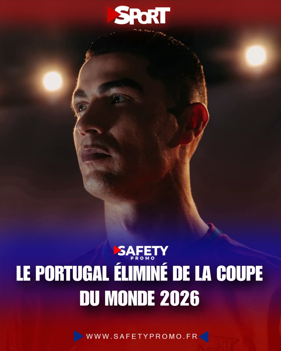 safety_promo's tweet photo. À LA 90+1ᵉ MINUTE, UN BUT CRUCIAL FAIT CHUTER LE PORTUGAL DE CRISTIANO RONALDO.
#safetypromo https://t.co/kmuDgiZr96