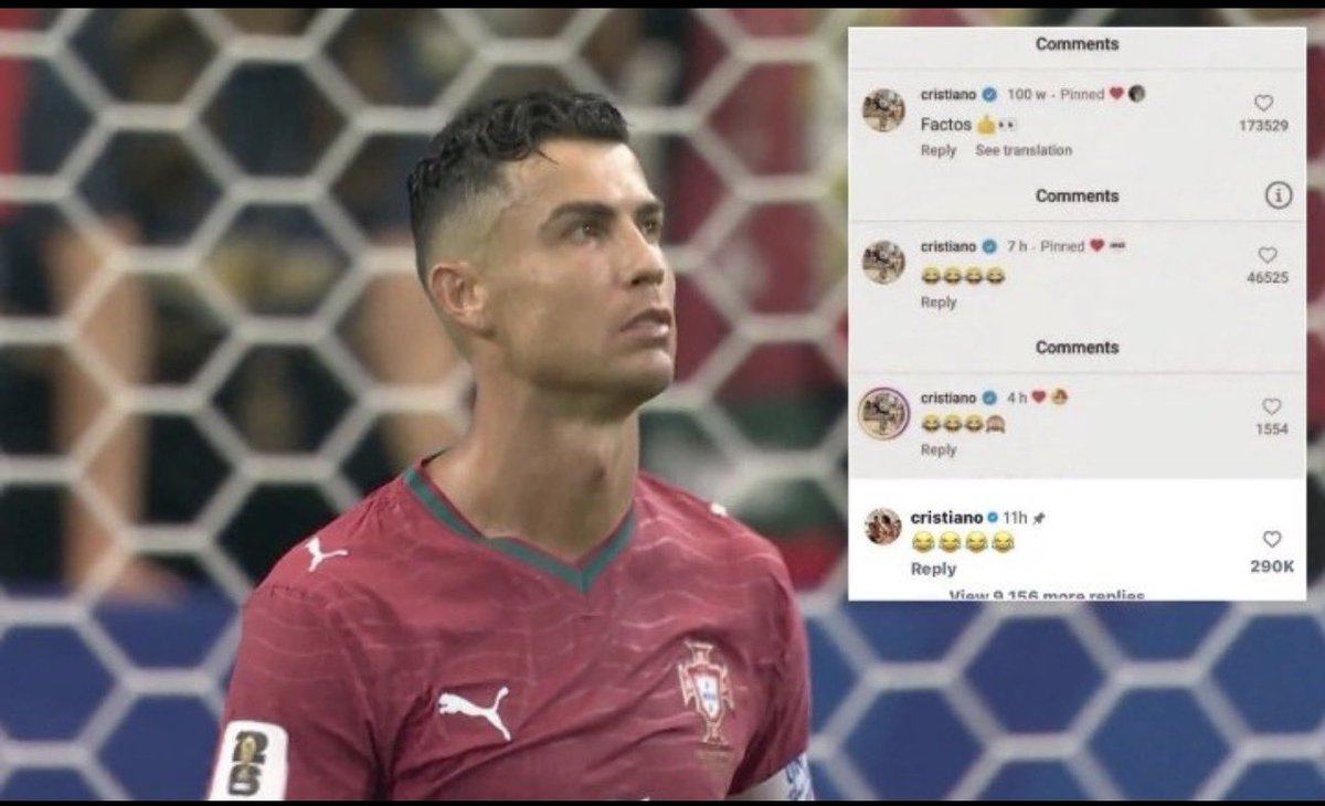 CronicasPrimera's tweet photo. Que nadie se olvide que comentó emojis riéndose (😂😂😂) en publicaciones que hablaban mal de Messi.

Siempre se cosecha lo que siembra https://t.co/dCcZvN1eCY
