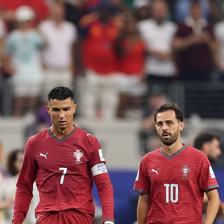 SeputarMadrid's tweet photo. #Portugal are OUT of #FIFAWorldCup 2026 at the round of 16. 💔🇵🇹 https://t.co/PgApRmM0U6