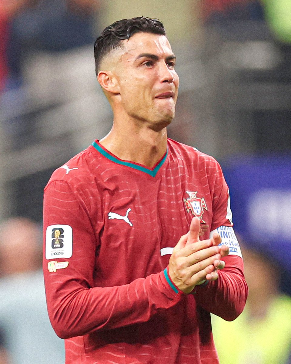 footballontnt's tweet photo. Cristiano Ronaldo's dream of winning the World Cup is over 😢

2006: Third place play-off
2010: Round Of 16
2014: Group stage
2018: Round Of 16
2022: Quarter-final
2026: Round Of 16 https://t.co/PnrtnvMRhs