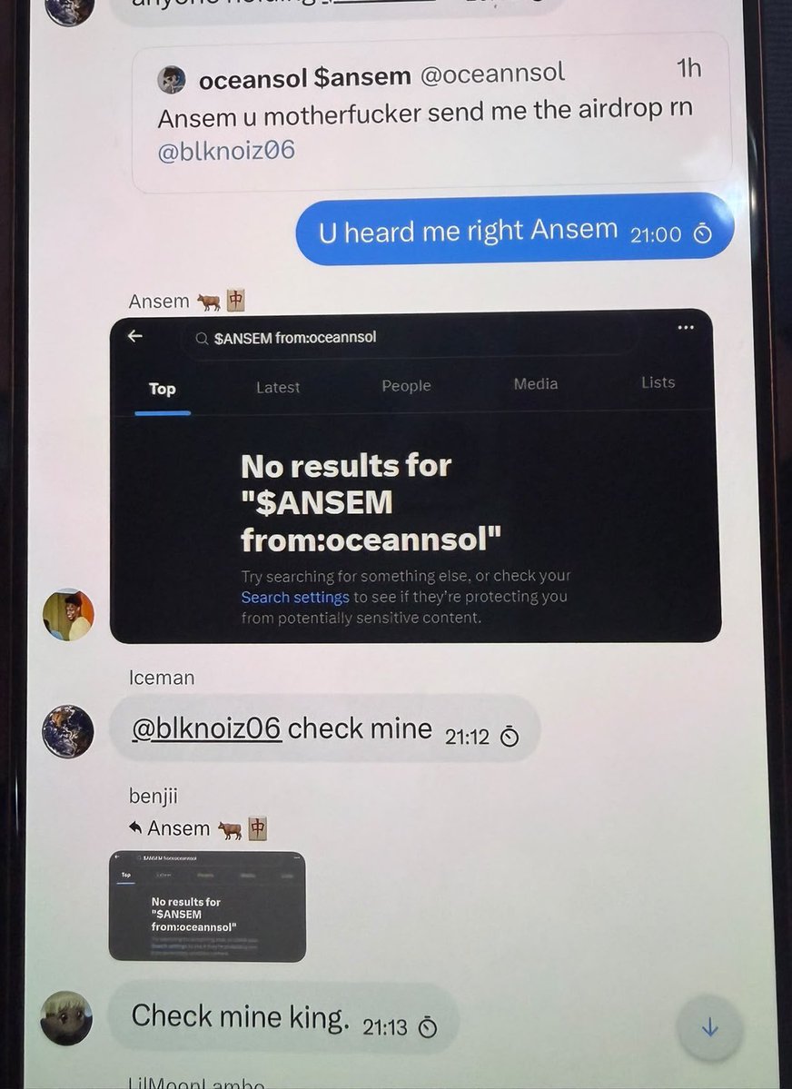 oceannsol's tweet photo. Finally got my $ansem airdrop, i mean, my $pooron airdrop. I jeeted ansem and @blknoiz06 cooked me in a groupchat so we are the pooron gang now. Who wants to join? Drop wallets and I am blessing a couple of u fr. https://t.co/cwrBSGqcXe
