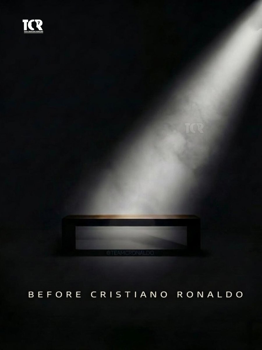 TeamCRonaldo's tweet photo. Before Cristiano                                   Since Cristiano https://t.co/blymDSVQnC