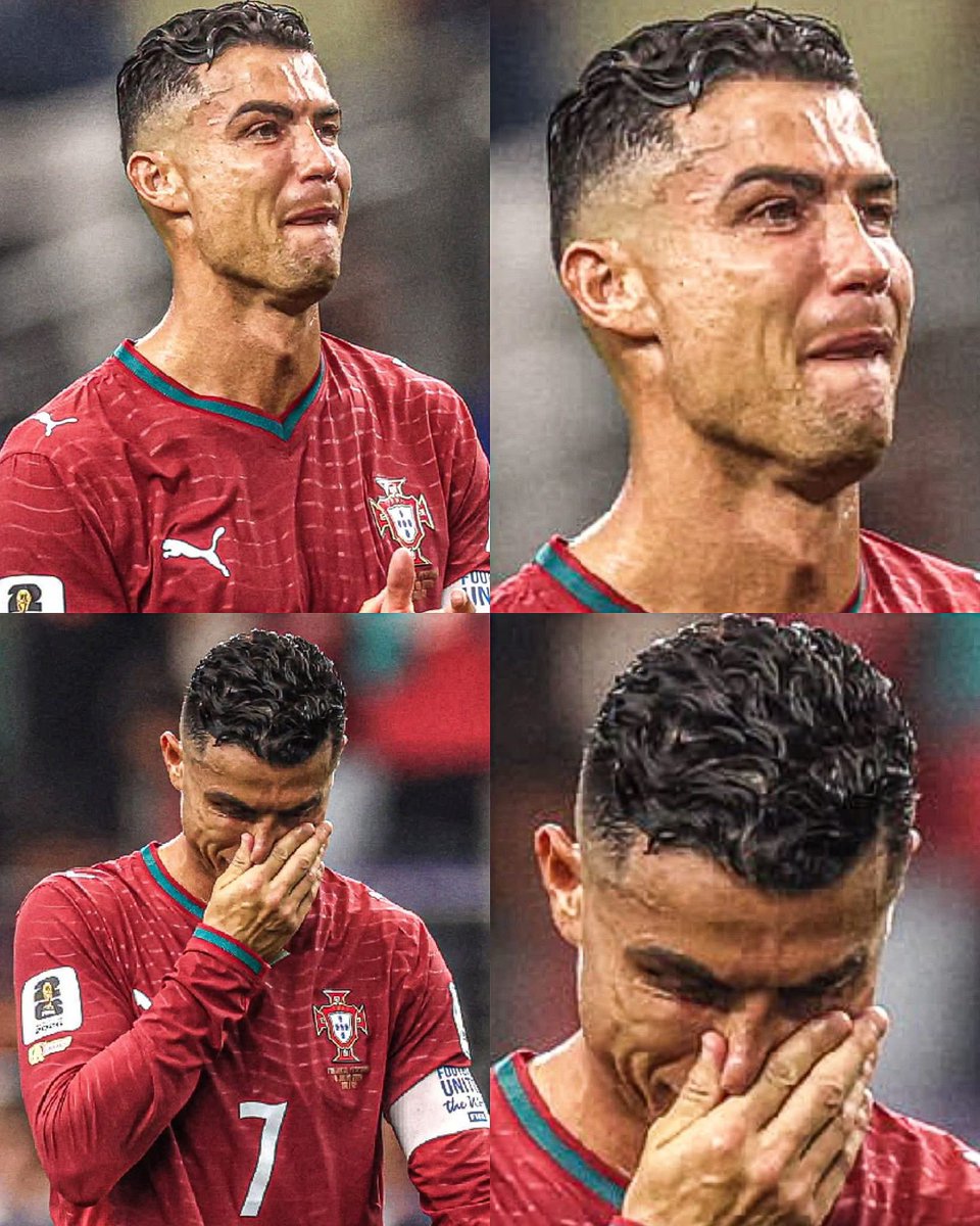 MotivacionesF's tweet photo. ¡ESTA IMAGEN NOS ROMPIÓ EL CORAZÓN! 💔

Cristiano Ronaldo acaba de disputar el último partido mundialista de su carrera.

Tras la eliminación de Portugal, no pudo contener las lágrimas. Se terminó el sueño. A sus 41 años, el máximo goleador de la historia del fútbol le dice adiós a la Copa del Mundo después de seis participaciones y seis intentos de conquistar el único título que siempre le faltó.

Hay futbolistas que ganan Mundiales. Hay otros que cambian la historia del fútbol para siempre. Cristiano hizo lo segundo.

Esta imagen quedará para la eternidad. El día que millones de personas nunca quisieron ver finalmente llegó.

Gracias por cada gol, por cada récord, por cada batalla y por hacer creer a toda una generación que no existen los límites.

No llores porque terminó. Sonríe porque sucedió. ❤️