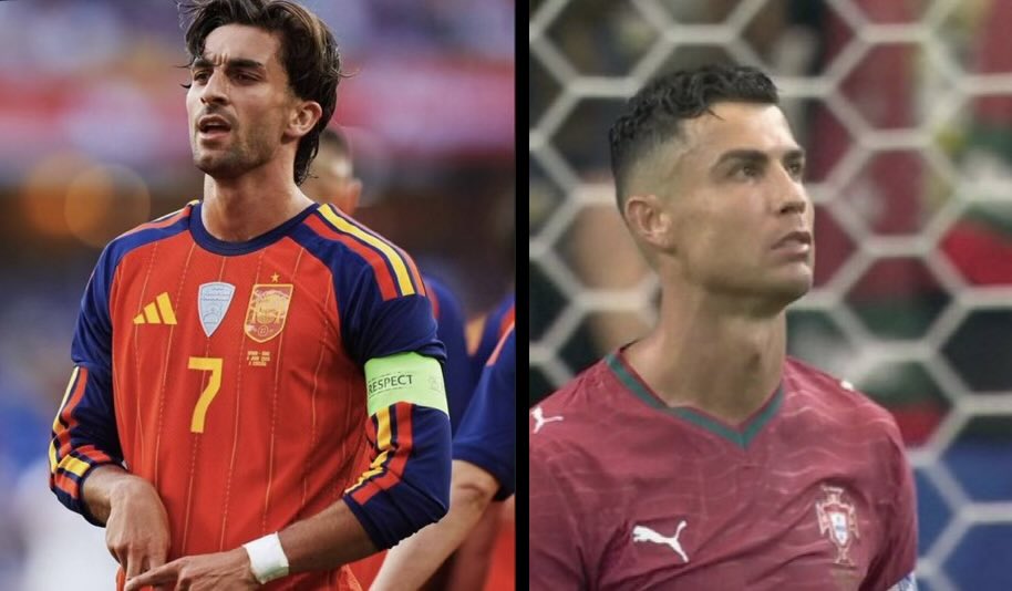 Barca_Buzz's tweet photo. Both wear #7 for their nations. Both have the same number of goal contributions in World Cup knockouts and only one of them needed a penalty to do it. https://t.co/jEIHjT6Hob