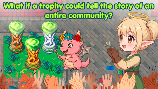 julianasnav's tweet photo. Hey everyone! Let's talk about the incredible redesign of the Pixels Community Cup trophies created by @Silverwing_Xsc , inspired by one of football's most iconic cups!!! She reimagined it in a way that feels uniquely Pixels 🧵🧵🧵 https://t.co/QkuWxElIN1