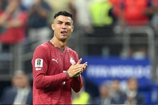 instablog9ja's tweet photo. Cristiano Ronaldo breaks down in tears after Portugal’s World Cup exit https://t.co/a9PL1VnanO