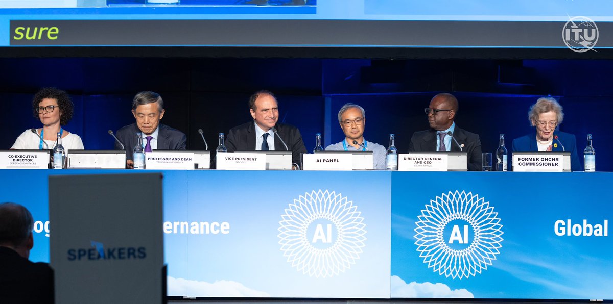 lacinakone's tweet photo. Honored to join global leaders at the UN Global Dialogue on AI Governance, moderated by Mary Robinson, former President of Ireland.

For Africa, success isn’t the number of AI models we use. It’s the jobs, businesses, and citizens we empower.
#GlobalDialogueAI #SmartAfrica #AI https://t.co/i5smlucGyA