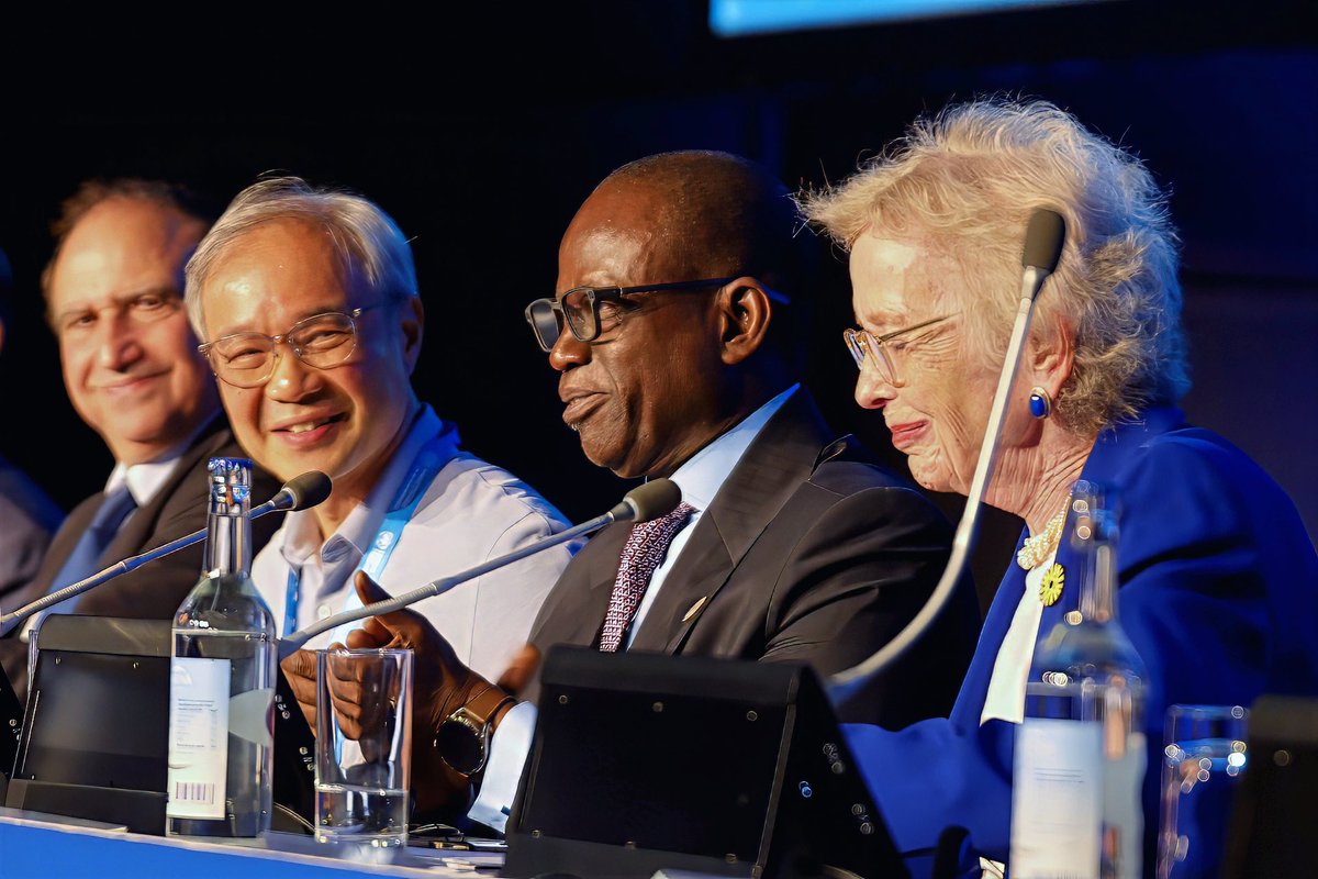 lacinakone's tweet photo. Honored to join global leaders at the UN Global Dialogue on AI Governance, moderated by Mary Robinson, former President of Ireland.

For Africa, success isn’t the number of AI models we use. It’s the jobs, businesses, and citizens we empower.
#GlobalDialogueAI #SmartAfrica #AI https://t.co/i5smlucGyA