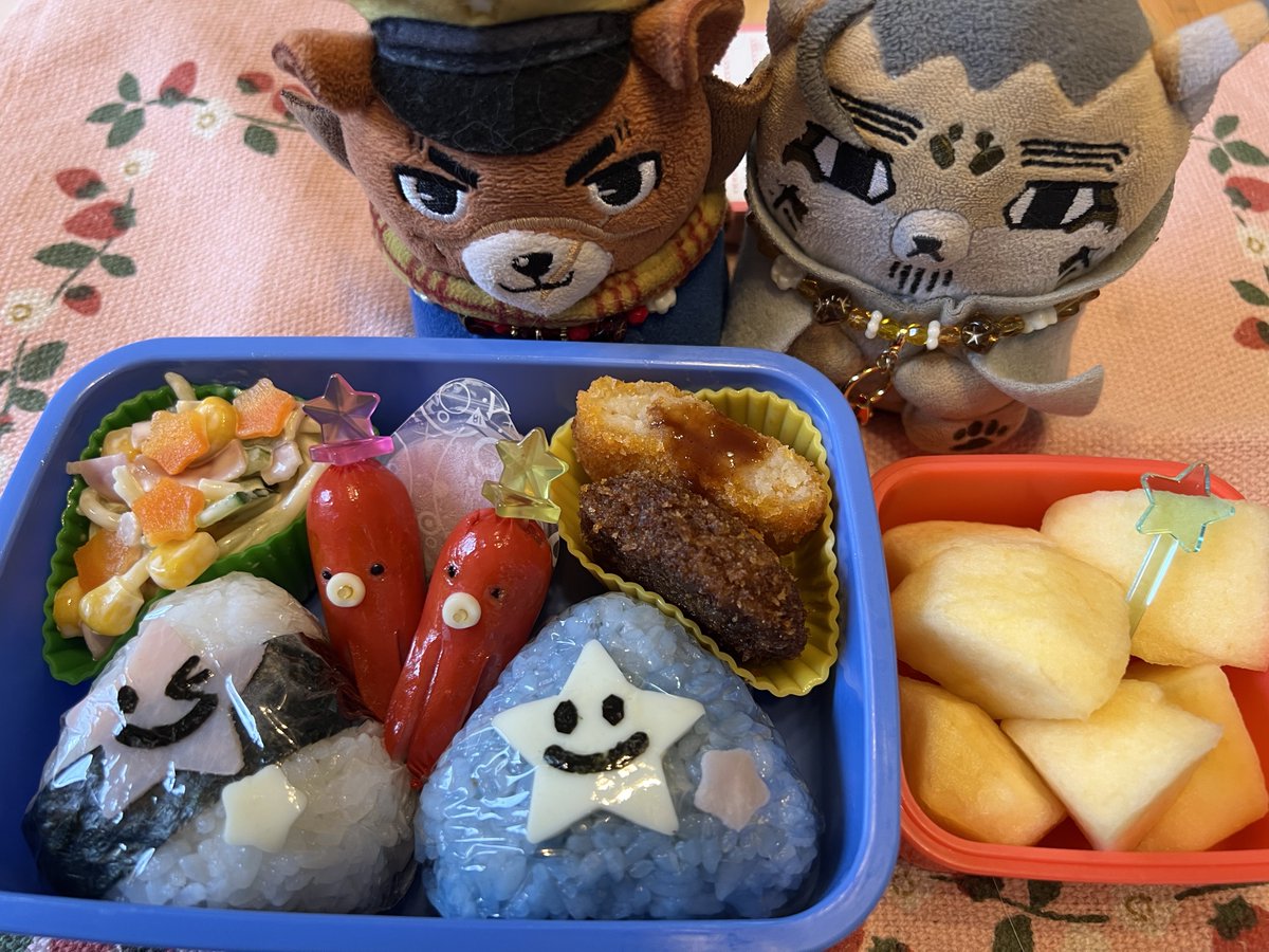 lovechang718's tweet photo. 今日の息子の🎋弁当🌟 https://t.co/2dc5xz57LM