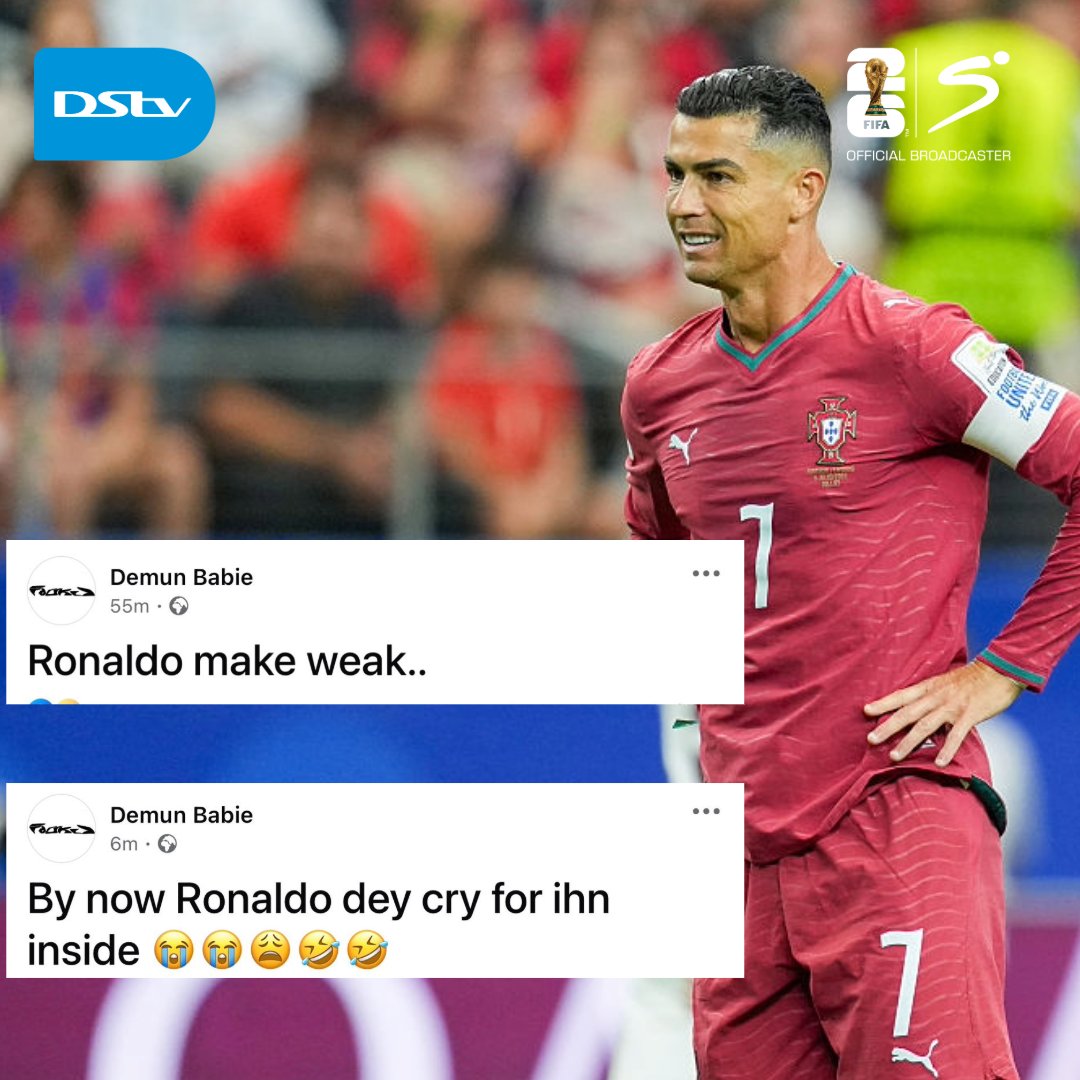 DStv_Ghana's tweet photo. One person, see what u dey do some people dema goat.
Eii. Bra Demun. 🤐🤐
#EverythingCanWait🫸🏽
#FIFAWorldCup2026
#DStvFIFAWorldCup2026 https://t.co/Lw8vo67a3D