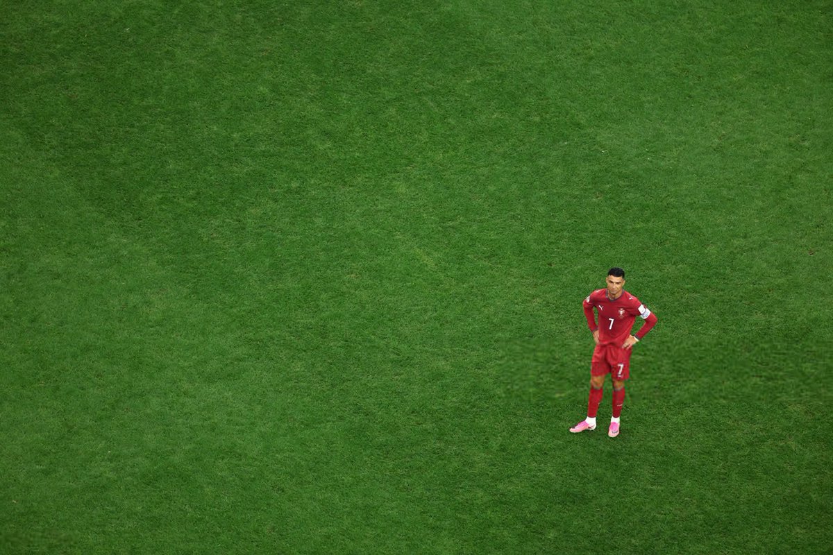 orkunmesh's tweet photo. Portugal have been eliminated from the @FIFAWorldCup !

CR7, one of the greatest football icons ever ends his career without World Cup trophy! Yes football can be cruel. Thanks to @Cristiano for memories 👏🏼

#FIFAWorldCup 
#FIFAWorldCup2026 https://t.co/673K2rnz3M