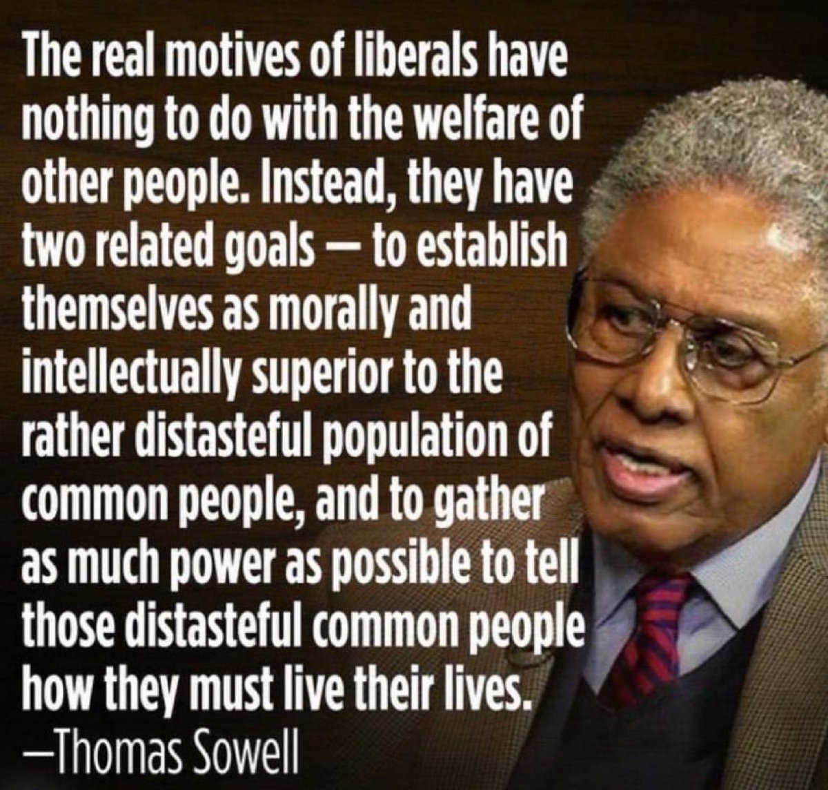 TheRabbitHole's tweet photo. Thomas Sowell 🔥🔥 https://t.co/d9yLrC3oNj