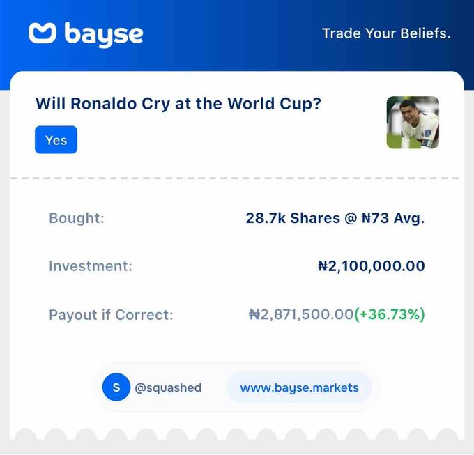 AnonymousTRD's tweet photo. Ronaldo the cry baby just made someone 700k richer.
#worldcup #USMNT #CR7 #SPAPOR https://t.co/bUuFZ0TQId