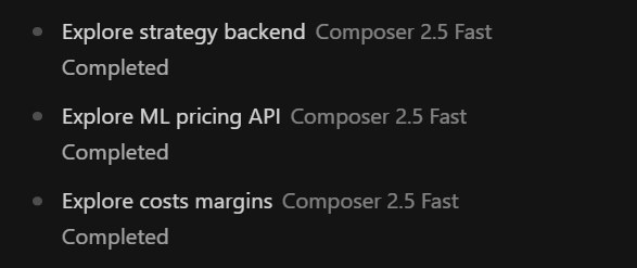 nicobustelo__'s tweet photo. Aviso para los que usan subagents en @cursor_ai:

El subagent “Explore” podía estar corriendo Composer 2.5 Fast aunque tuvieras configurado Composer 2.5 normal.

Era un bug conocido del picker de subagents y ya está corregido.

Solo hace falta reiniciar Cursor completo y revisar:

Settings → Agents → Subagents → Explore → Composer 2.5 con Fast off