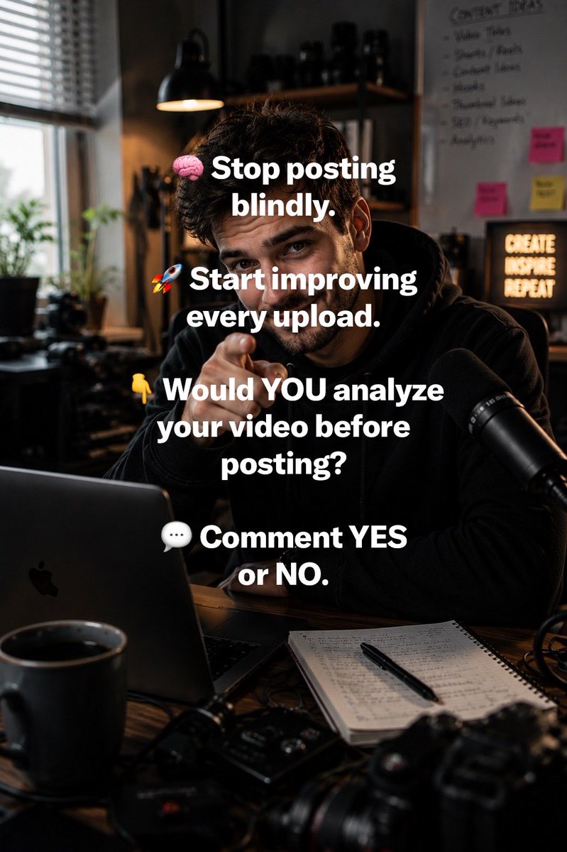 copybosshq's tweet photo. Everyone says…

“Just keep posting.”
 What if that’s the worst advice creators keep repeating?
 The biggest creators don’t just post more…
 They learn why one video works and another doesn’t.
 👇 Swipe through.

#CopyBoss #ContentCreator #AITools https://t.co/8qtRgdgvql